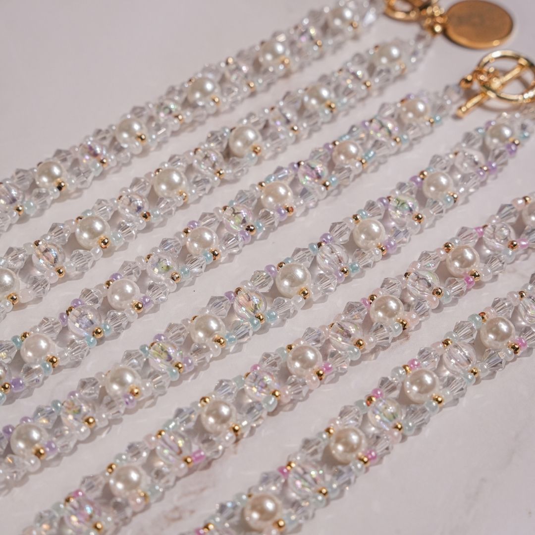 Purple Bubble Bead Choker